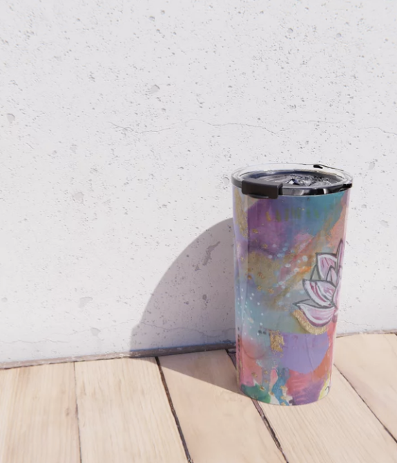 Travel Mug "drown in love, bathe in gratitude, swim in abundance"