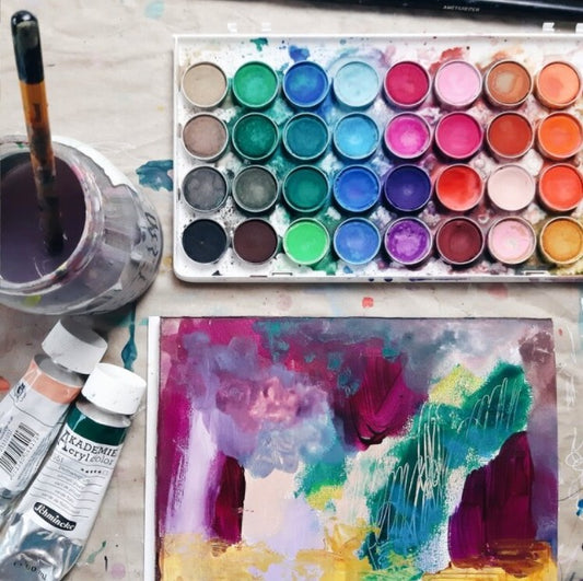 PAINT WITH US, HEAL WITH US! Online Retreat with Verena Fay und Katharina Lucia