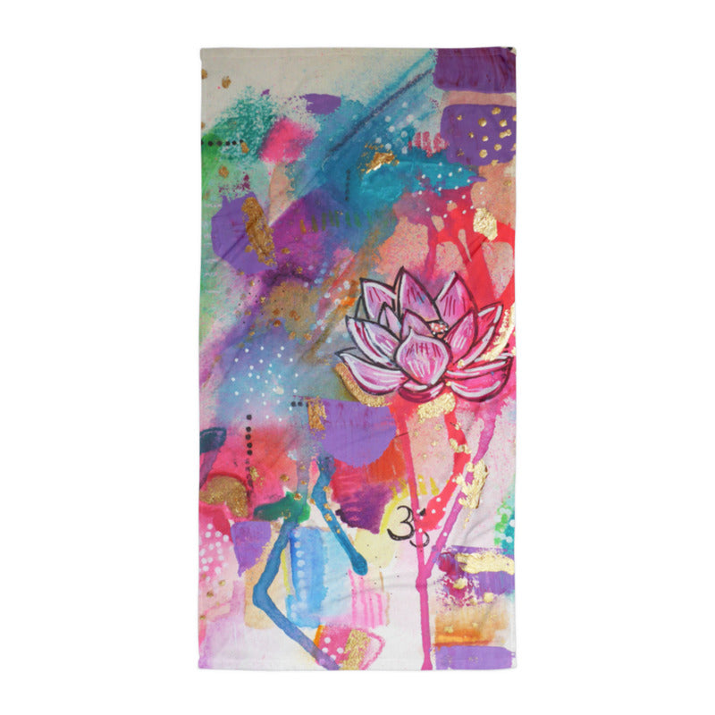 Beach towel "bathe in abundance"