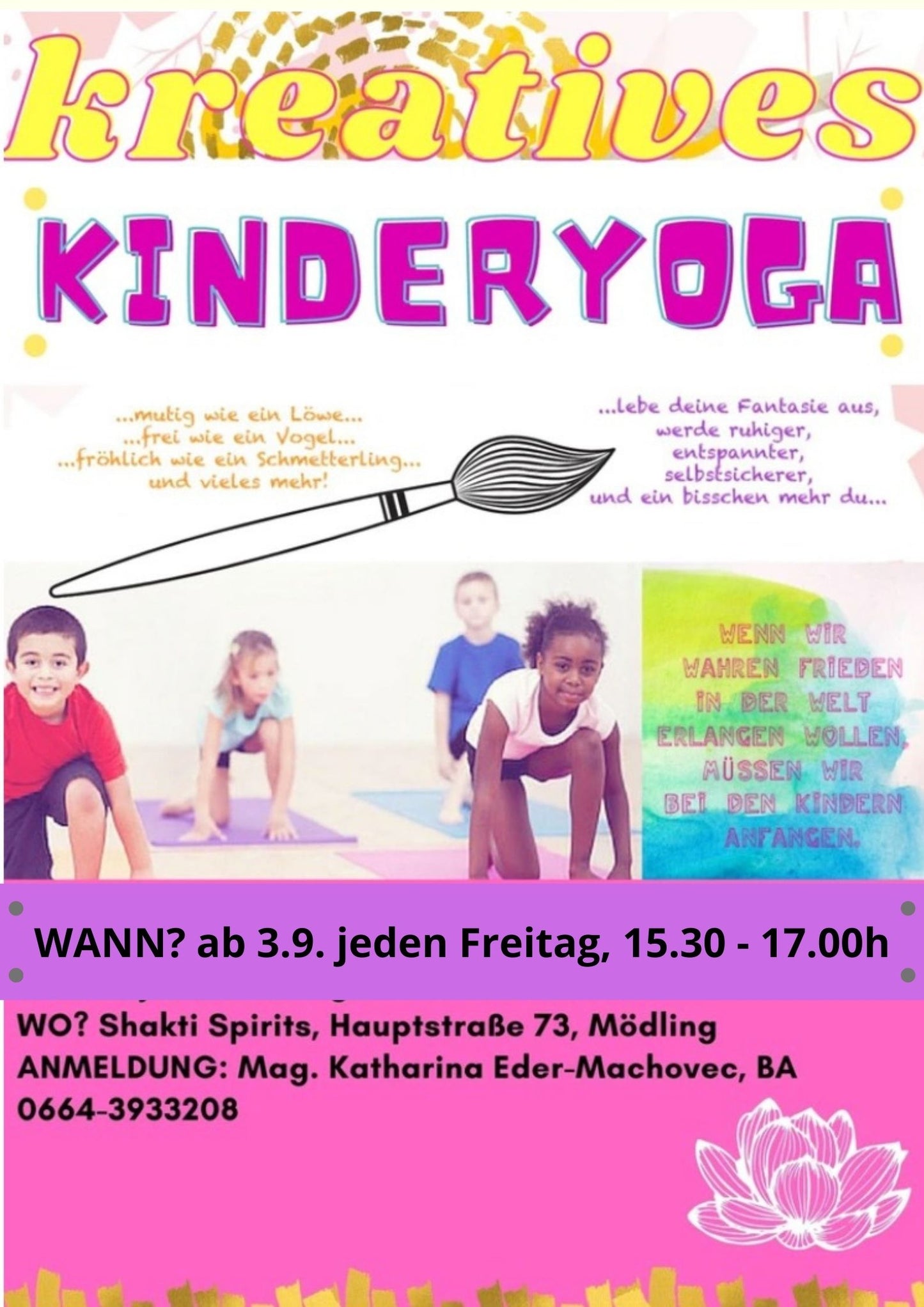 Kreatives Kinderyoga // Schnupperstunde