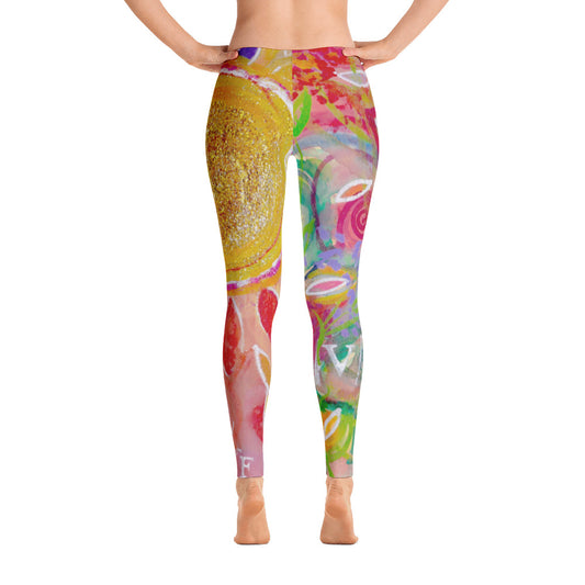 Yoga Pants "love yourself"