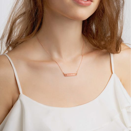 "freedom" necklace