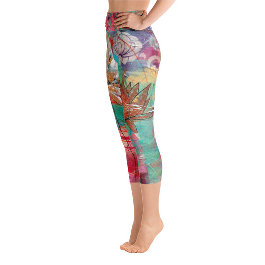 Yoga Capri Pants "lotus"