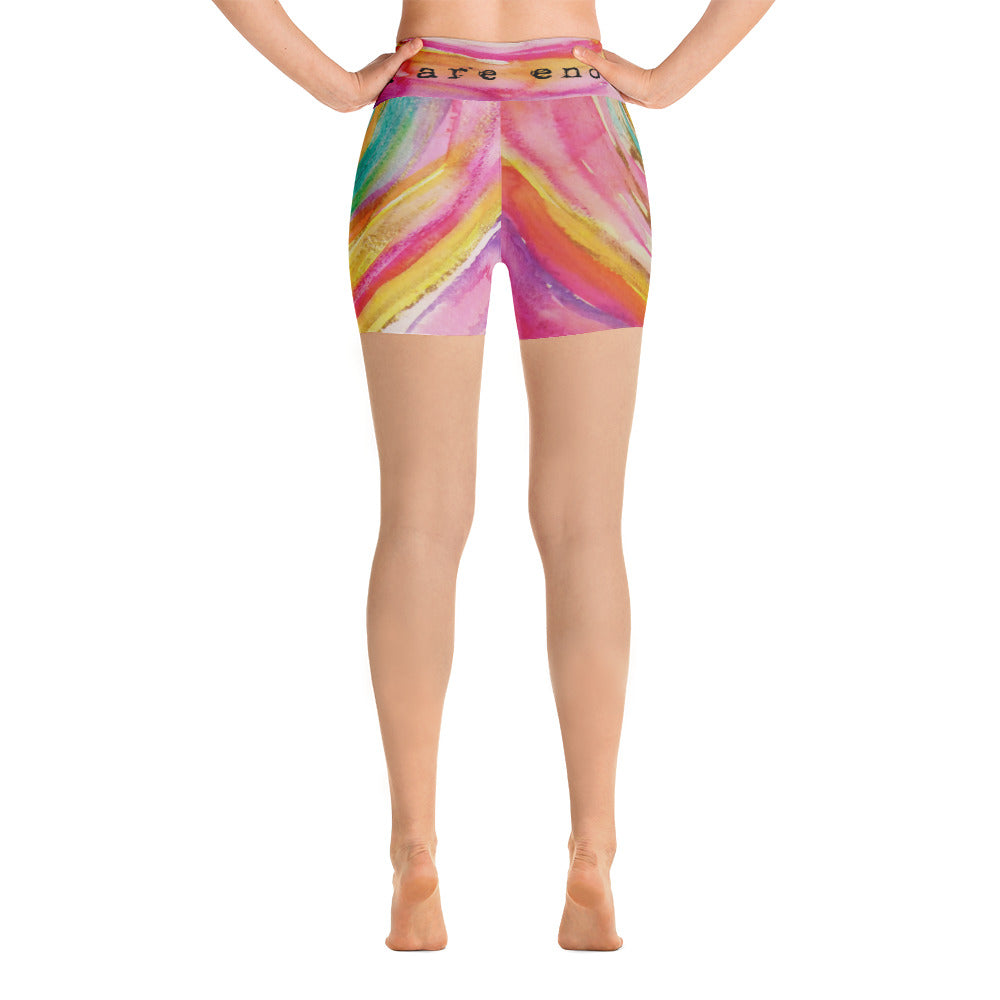 Yoga Shorts "you are enough"