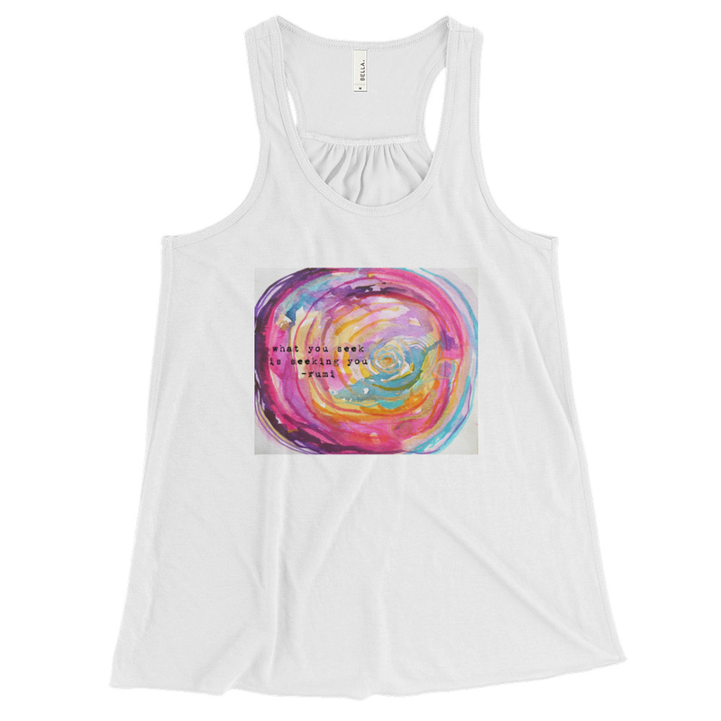 Yoga Shirt Rumi "what you seek is seeking you"