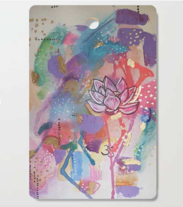 Cutting Board "drown in love, bathe in gratitude, swim in abundance"