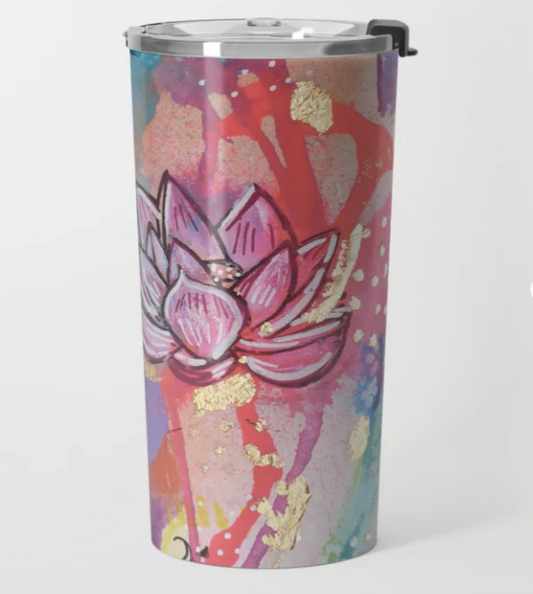 Travel Mug "drown in love, bathe in gratitude, swim in abundance"