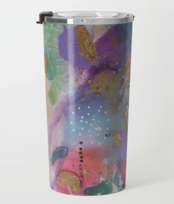 Travel Mug "drown in love, bathe in gratitude, swim in abundance"
