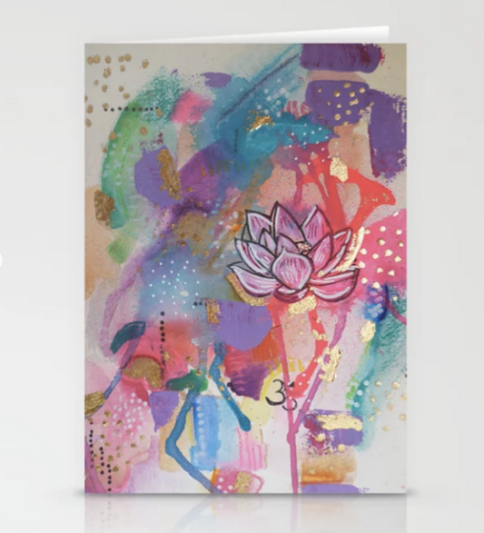 STATIONERY CARDS "drown in love, bathe in gratitude, swim in abundance"