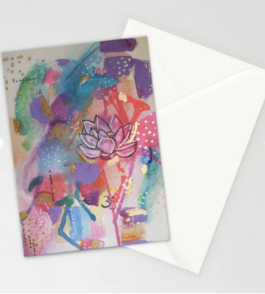 STATIONERY CARDS "drown in love, bathe in gratitude, swim in abundance"