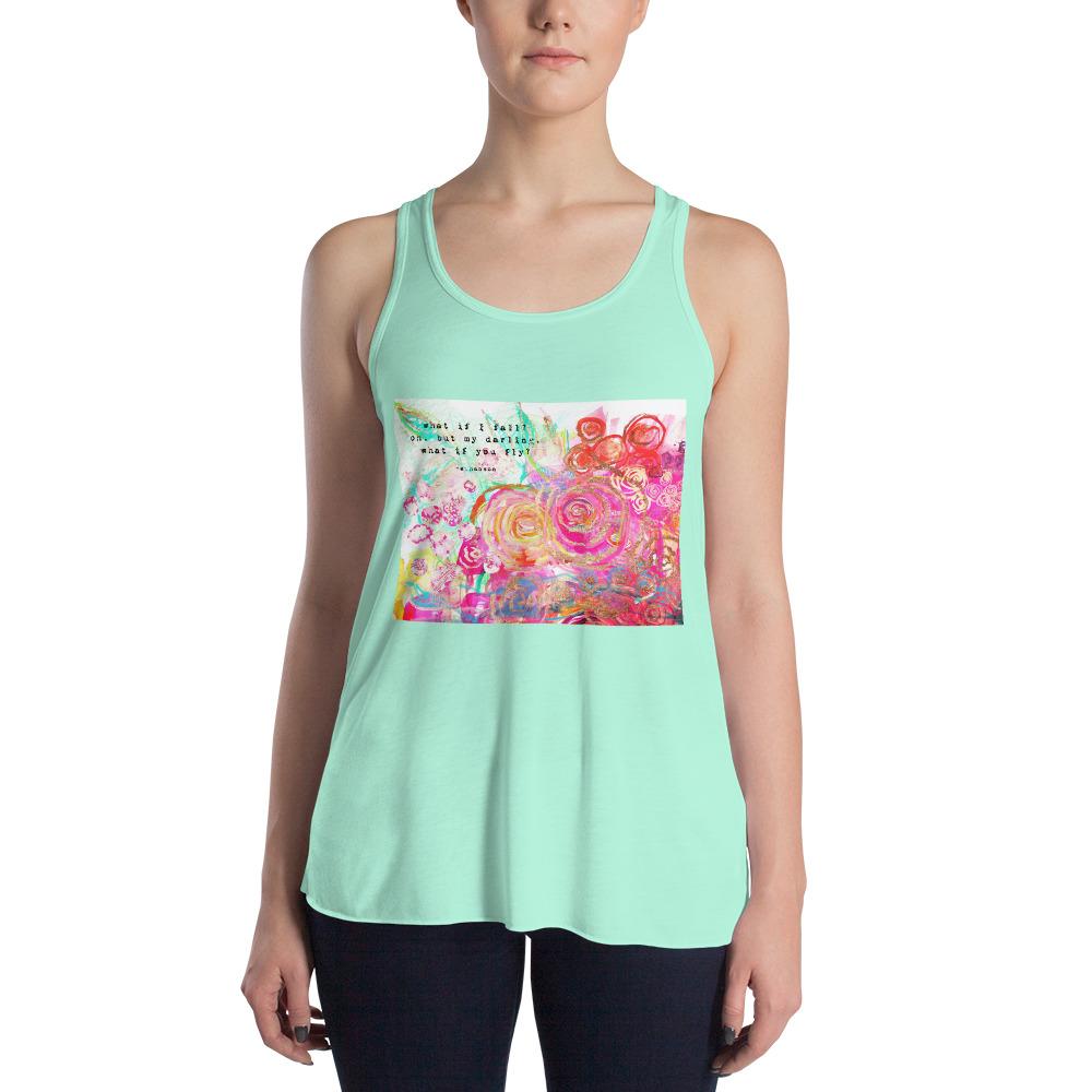 Yoga Shirt "what if I fall? oh but my darling, what if you fly?"