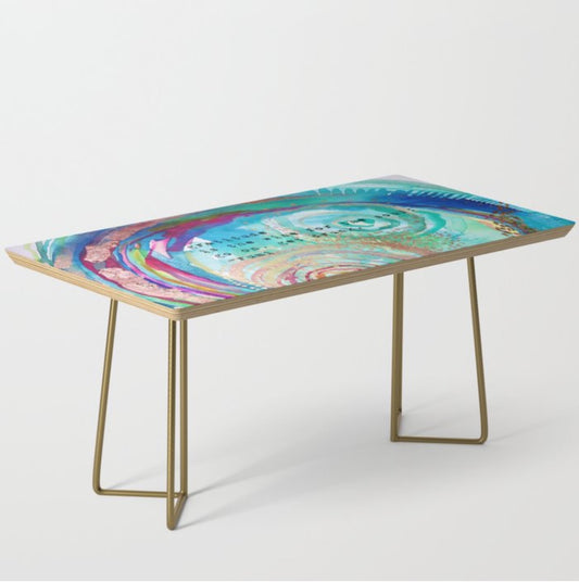 Coffee Table "gratitude is the wine for the soul - go on, get drunk" (Rumi)