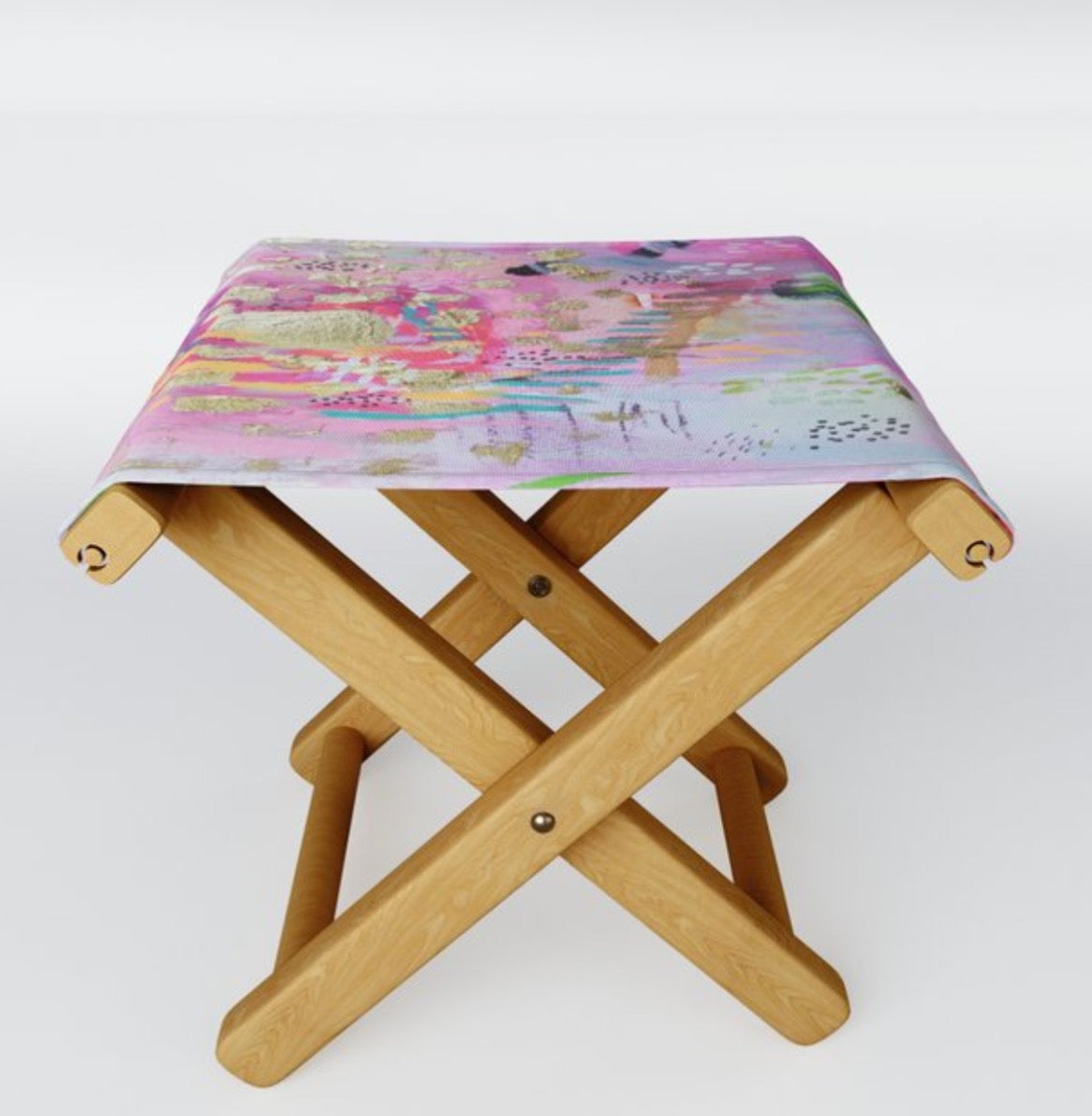 Folding Stool "be the goddess you already are"