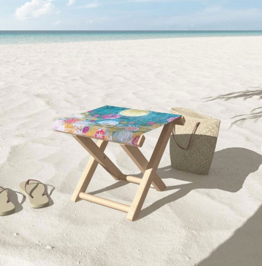 Folding Stool "do everything in love"