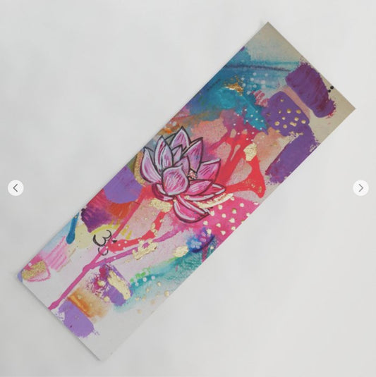 Yoga Mat "drown in love, bathe in gratitude, swim in abundance"