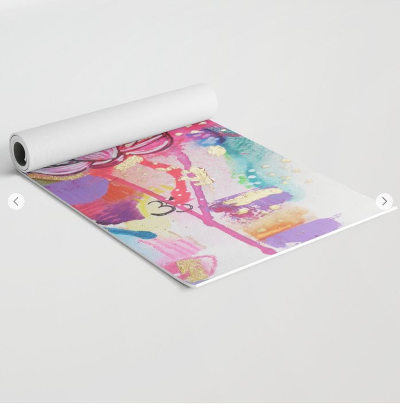 Yoga Mat "drown in love, bathe in gratitude, swim in abundance"