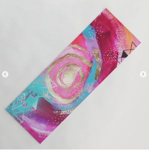 Yoga Mat "shine like the whole universe is yours"