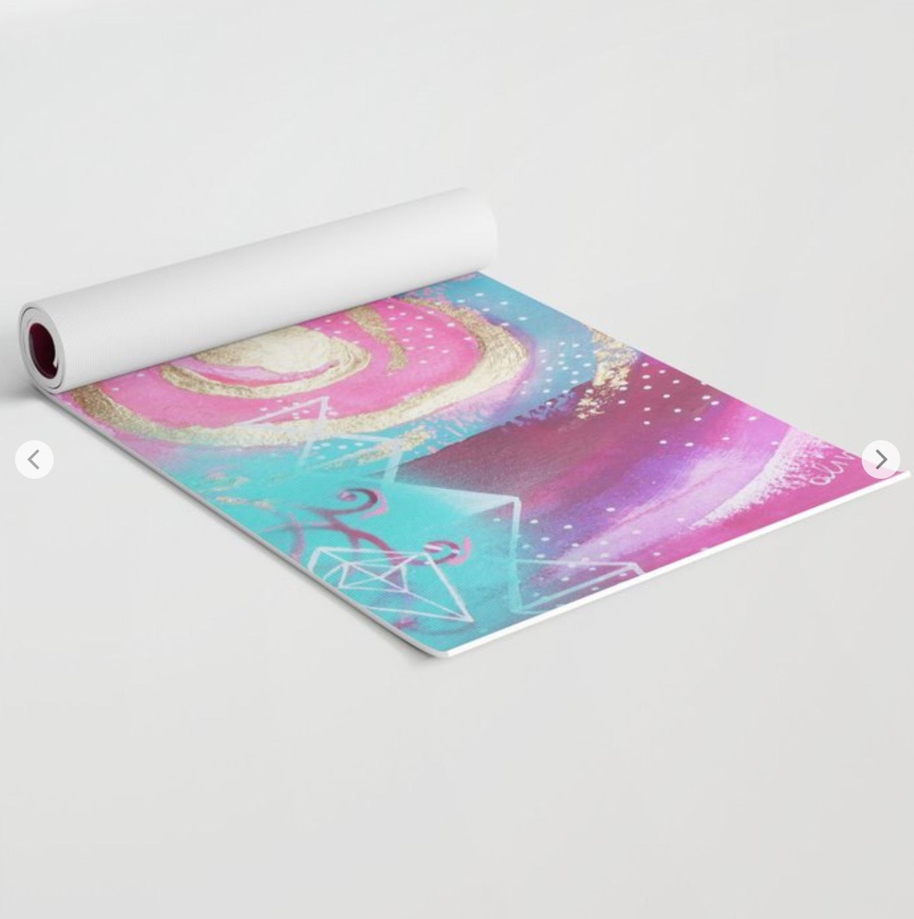 Yoga Mat "shine like the whole universe is yours"