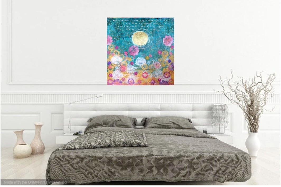 May the long time sun shine upon you, all love surround you, and the pure light within you, guide your way home