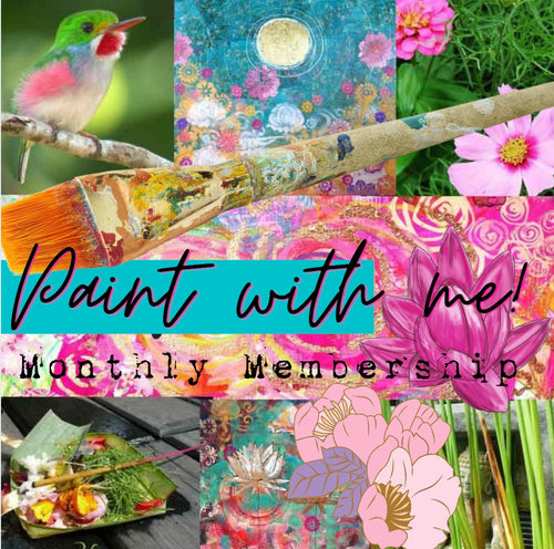 Paint with me! Monthly Membership