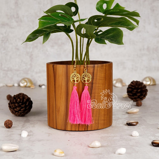 "One Life live it - Earrings" Pink