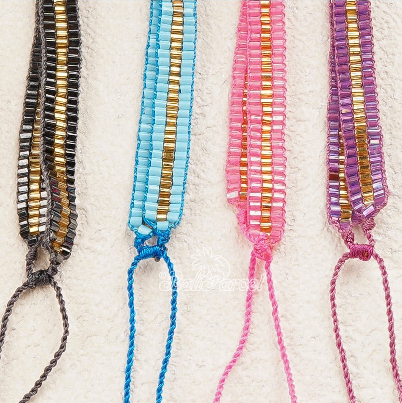 Beaded bracelet "in love"