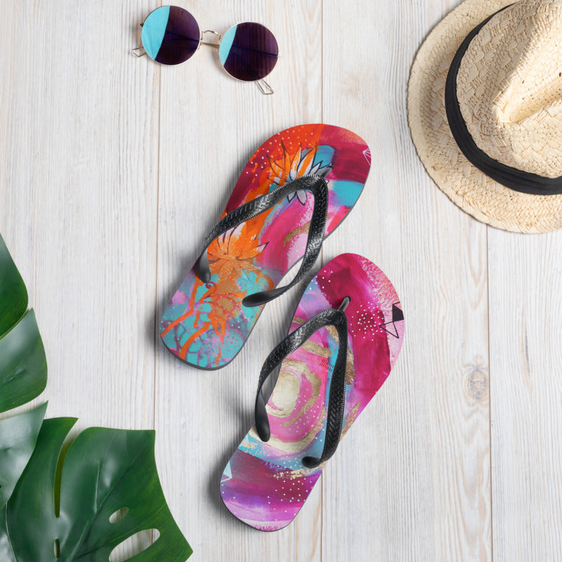 Flip-Flops Rumi "shine like the whole universe is yours"