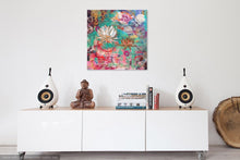 lotus wall art, lotus painting
