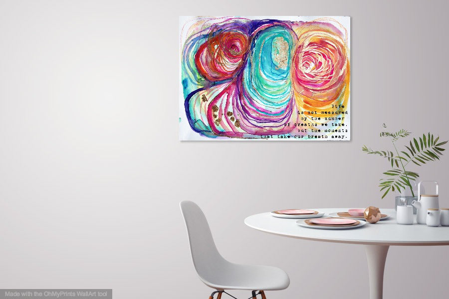 life is not measured by the number of breaths we take