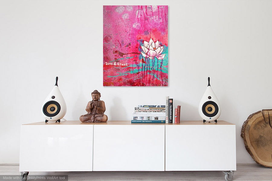 lotus wall art