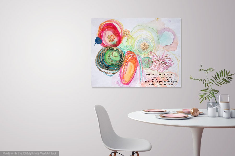 may the long time sun shine upon you, all love surround you and the light within you guide your way on