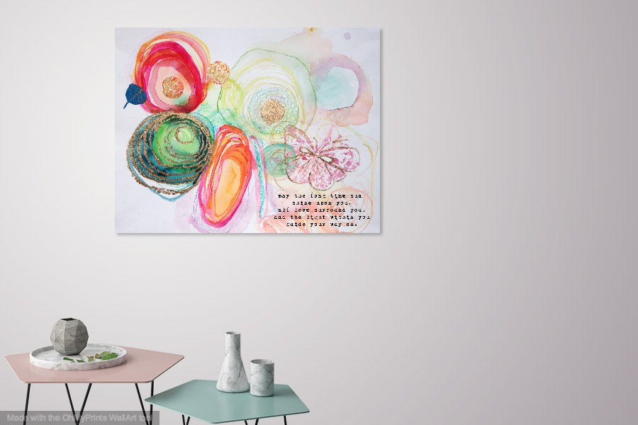 may the long time sun shine upon you, all love surround you and the light within you guide your way on