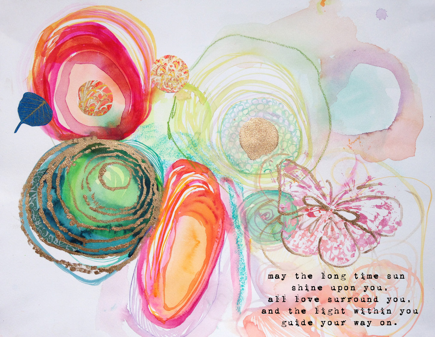 may the long time sun shine upon you, all love surround you and the light within you guide your way on