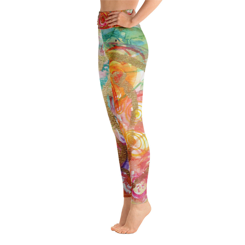 Yoga Pants "be in love with your life"