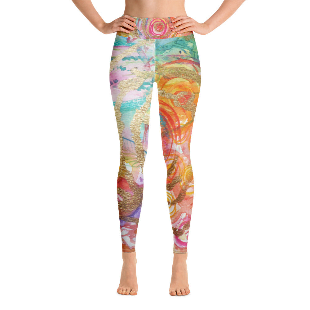 Yoga Pants "be in love with your life"