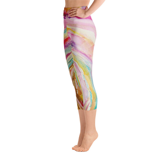 Yoga Capri Pants "trust"