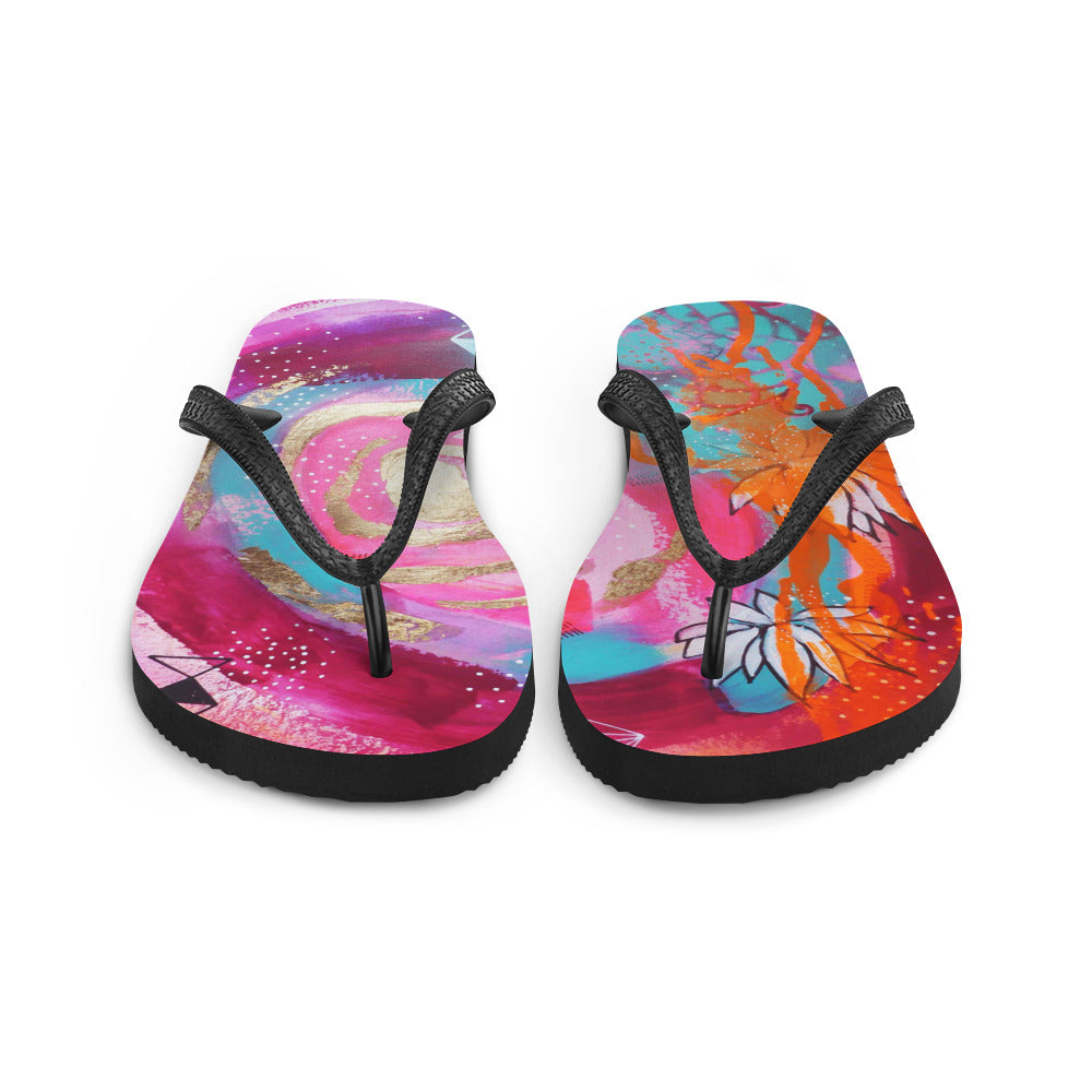 Flip-Flops Rumi "shine like the whole universe is yours"