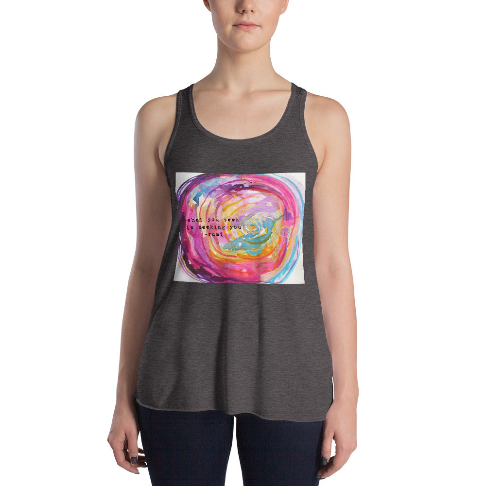 Yoga Shirt Rumi "what you seek is seeking you"