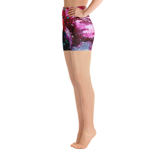 Yoga Shorts "it is as beautiful as you make it"
