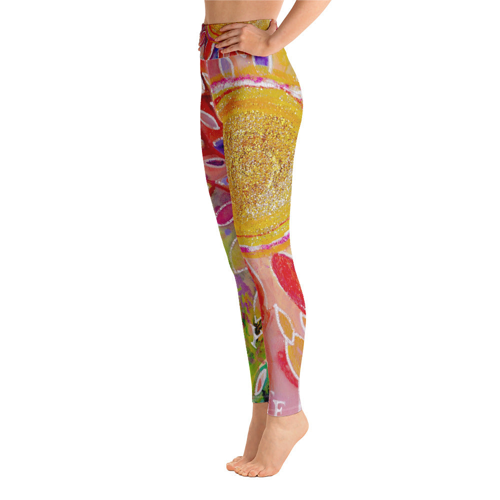Yoga Pants "love yourself"