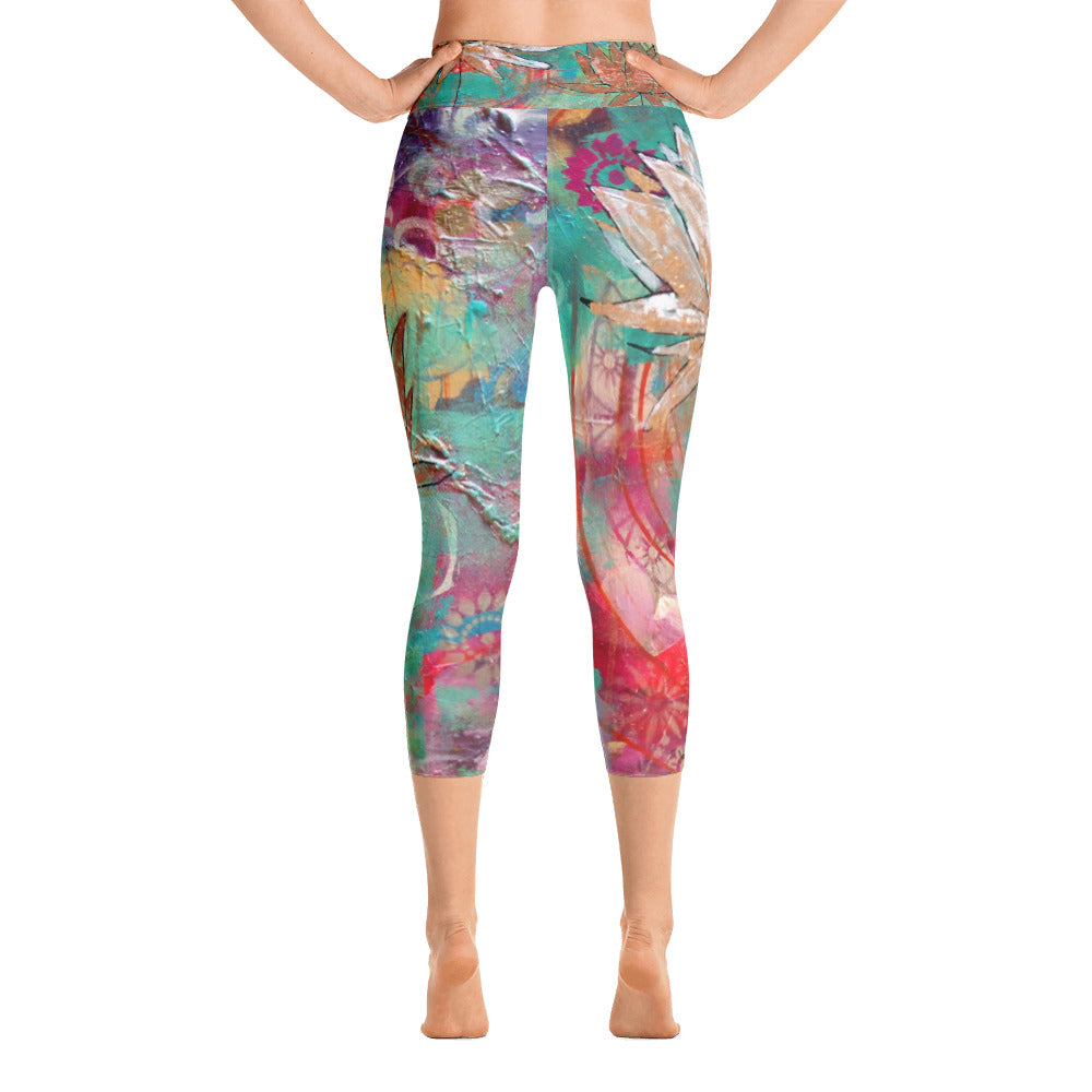 Yoga Capri Pants "lotus"