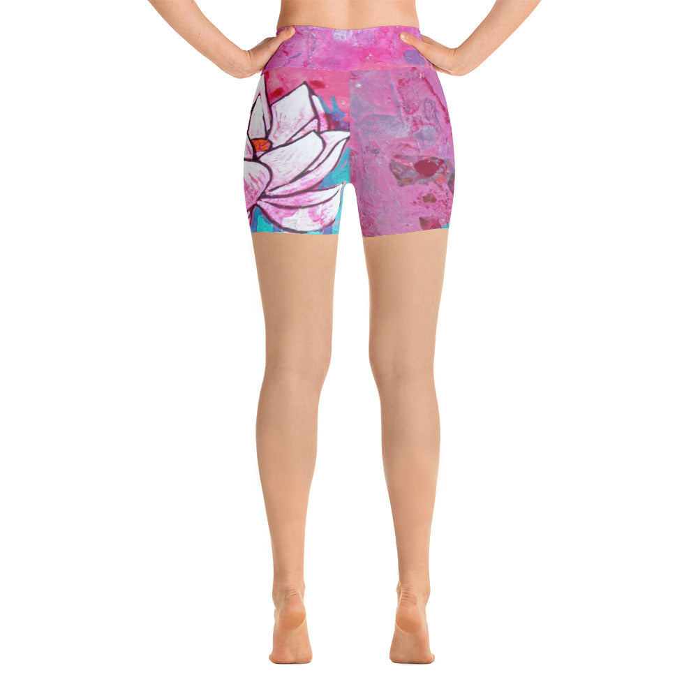 Yoga Shorts "love and trust - this is all"