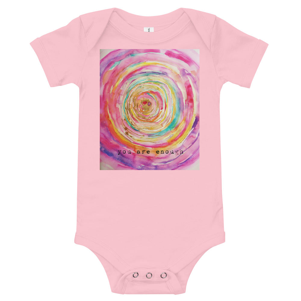 Yoga Baby Bodysuit "be in love with your life"