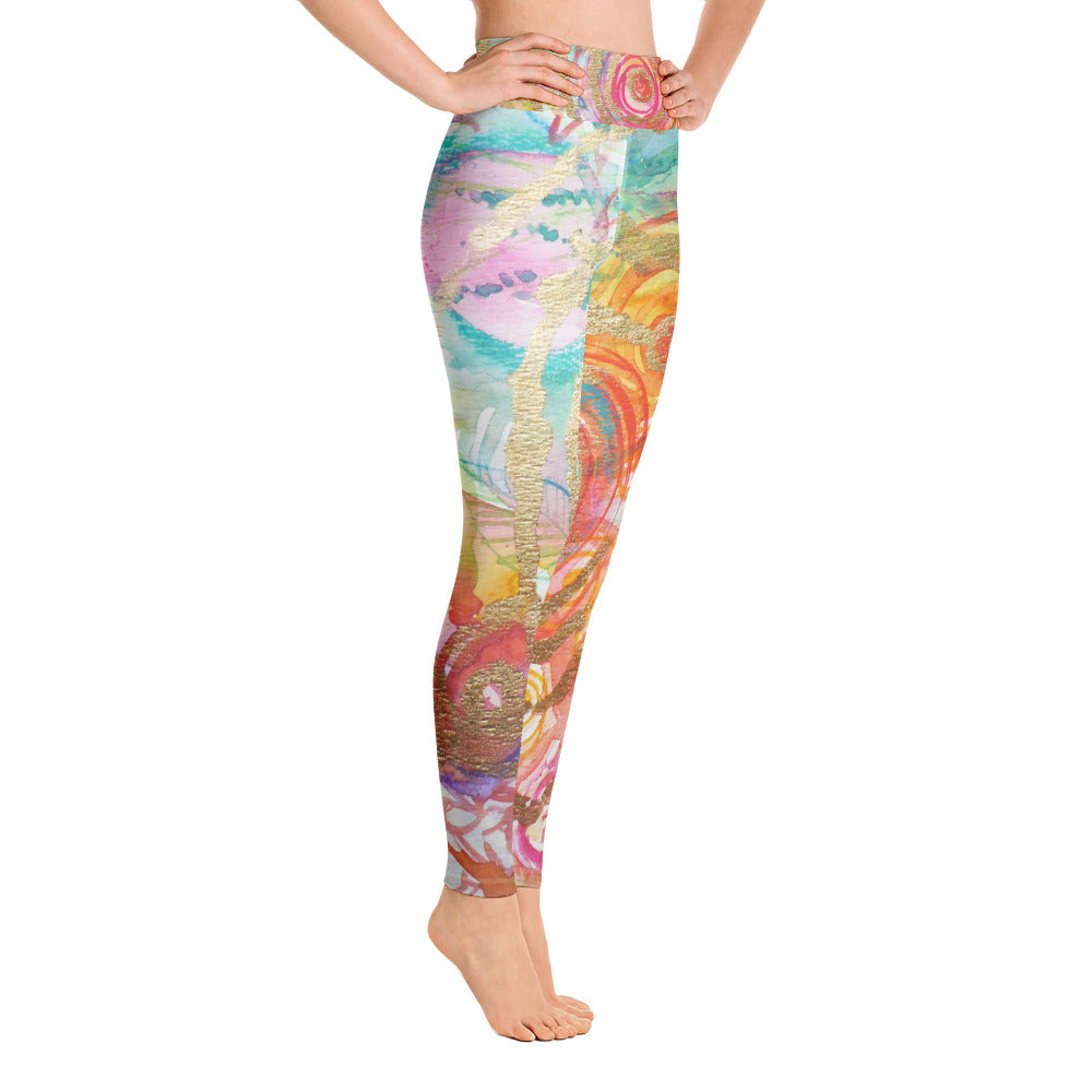 Yoga Pants "be in love with your life"