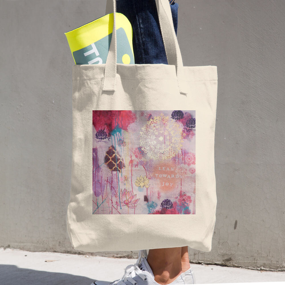 Farmer's Market Bag "lean towards joy"