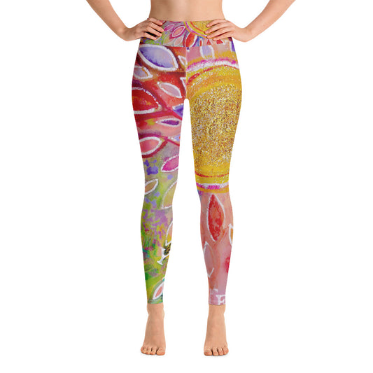 Yoga Pants "love yourself"