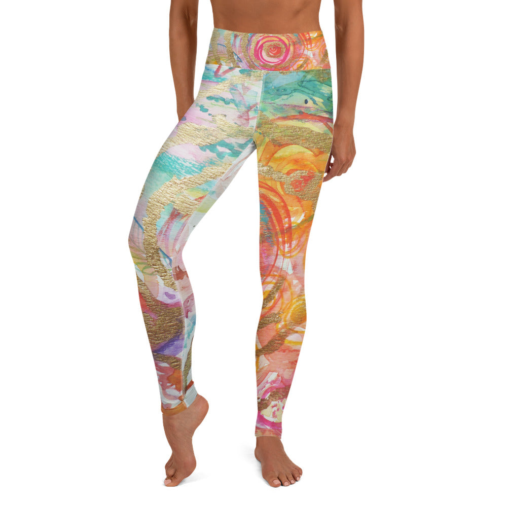 Yoga Pants "be in love with your life"