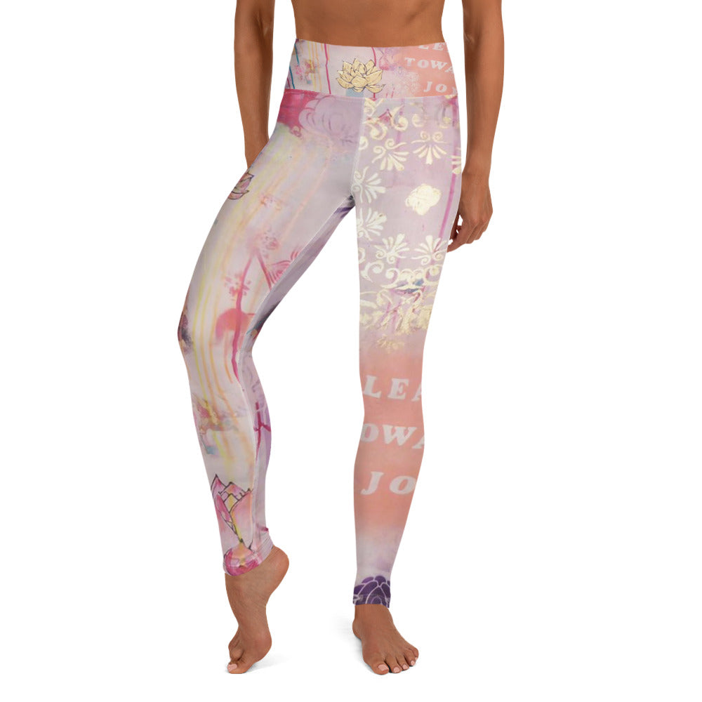 Yoga Pants "lean towards joy"