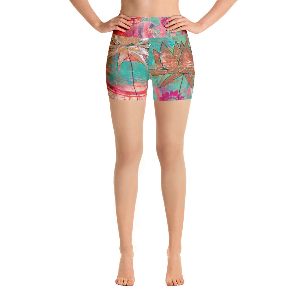 Yoga Shorts "lotus"