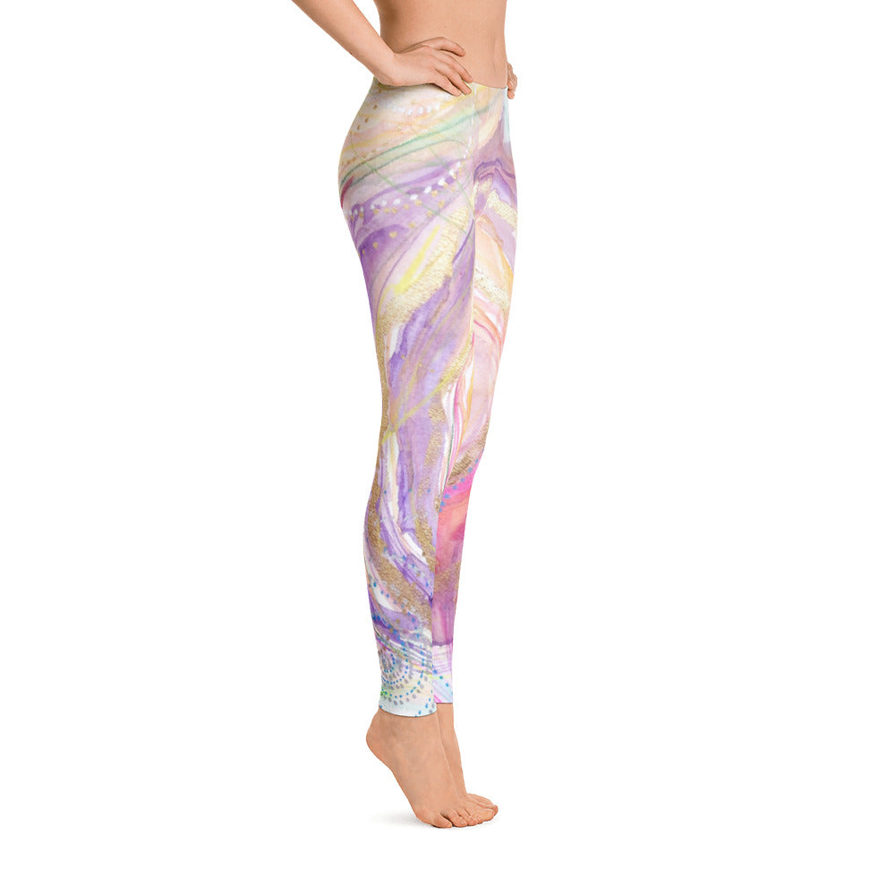 Yoga Pants Rumi "you have escaped the cage, your wings are stretched, now fly"